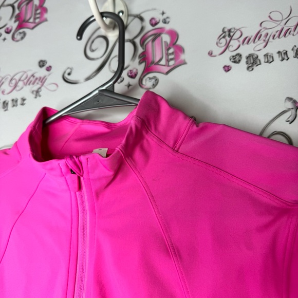 Lululemon Pink final mile zip up Jacket lightweight thumb holes zipper pockets - Picture 8 of 16